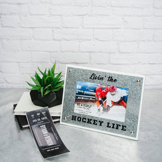 Hockey Life 8.5" x 6.5" Frame (Holds 4" x 6" Photo)