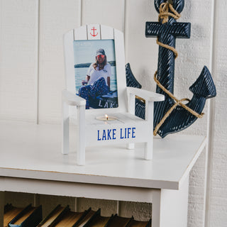 Lake Life Tealight Photo Frame (Holds 4" x 6" Photo)