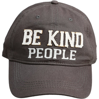 Be Kind People White Adjustable Hat