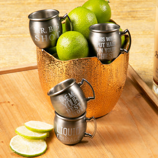 Liquid Courage 2 oz Stainless Steel Moscow Mule Shot