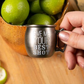 Best Shot 2 oz Stainless Steel Moscow Mule Shot