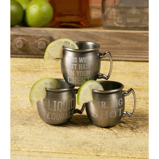 Hair on Your Chest 2 oz Stainless Steel Moscow Mule Shot