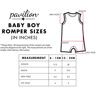 Country Baby Boy Romper