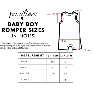 Camping Baby 12-24 Month Boy Romper