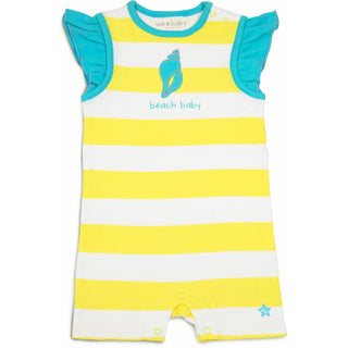 Beach Baby Girl Romper