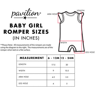 Camping Baby 6-12 Month Girl Romper