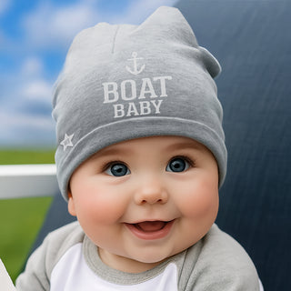Boat Heathered Gray Beanie (1-4 Years)