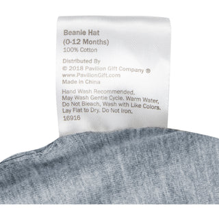 Camping Heathered Gray Beanie (0-12 Months)