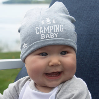 Camping Heathered Gray  Beanie
(Years)