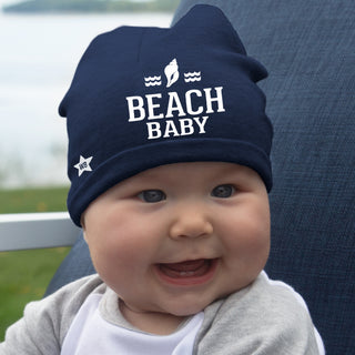 Beach Navy Beanie