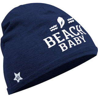 Beach Navy Beanie (0-12 Months)