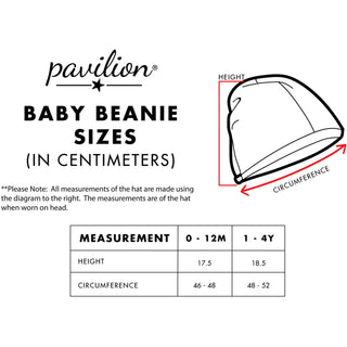 Beach Navy Beanie (0-12 Months)