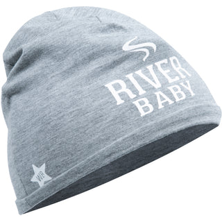 River Heathered Gray Beanie (0-12 Months)