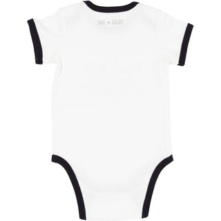 Beach Babe 6-12 Months Blue Trimmed Bodysuit