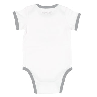 River Rager 6-12 Months Gray Trimmed Bodysuit