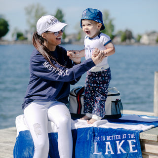 Lake Life 6-12 Months Blue Jogger Pant
