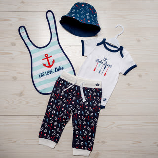 Lake Life 6-12 Months Blue Jogger Pant