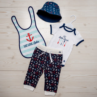Lake Life 6-12 Months Blue Jogger Pant