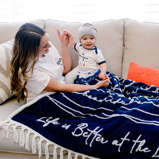 Lake Life 6-12 Months Blue Jogger Pant