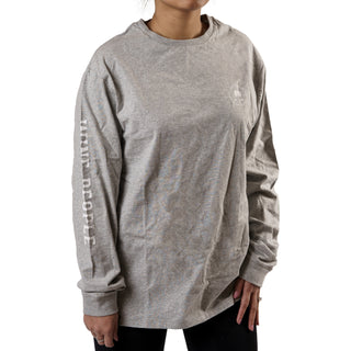 Wine People Small Heather Gray Unisex Long Sleeve T-Shirt