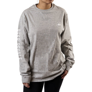 Beer People Small Heather Gray Unisex Long Sleeve T-Shirt