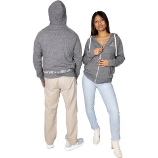 Lake Life Heather Gray Unisex Hooded Sweatshirt