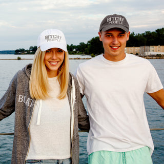 Bitchy People Dark Gray Adjustable Hat