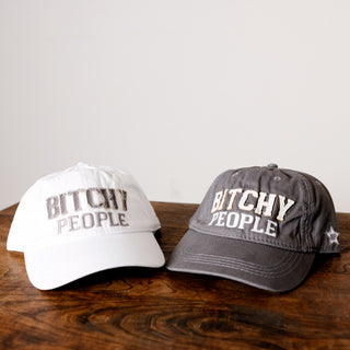 Bitchy People Dark Gray Adjustable Hat