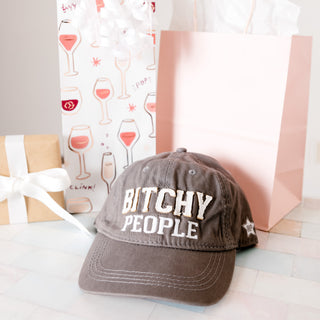 Bitchy People Dark Gray Adjustable Hat