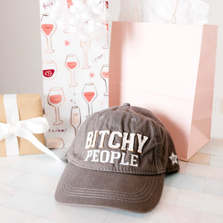 Bitchy People Dark Gray Adjustable Hat