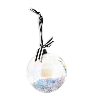 On the River 4" Iridescent Glass Ornament