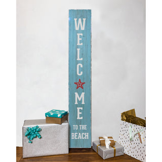 Welcome to the Beach 48" Wooden Sign