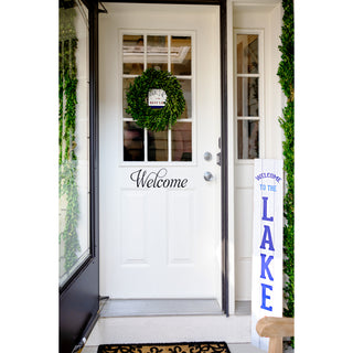 Welcome 48" Wooden Sign