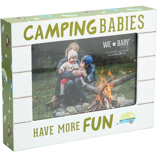 Camping Babies 7.5" x 6" Frame (Holds 6" x 4" Photo)