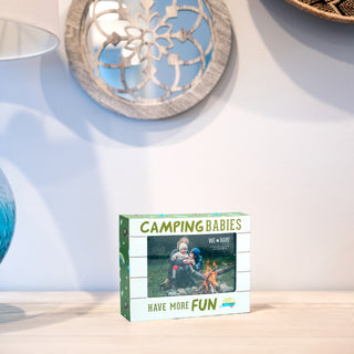 Camping Babies 7.5" x 6" Frame (Holds 6" x 4" Photo)