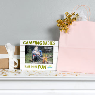 Camping Babies 7.5" x 6" Frame (Holds 6" x 4" Photo)