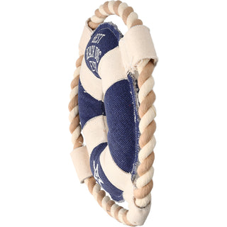 Beach Dog 10" Canvas Dog Toy on Rope