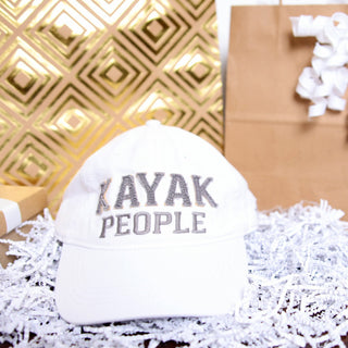 Kayak People White Adjustable Hat