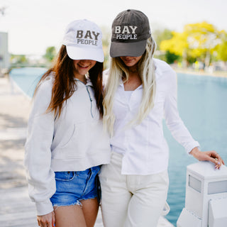 Bay People Dark Gray Adjustable Hat