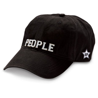 Custom People Black Adjustable Hat