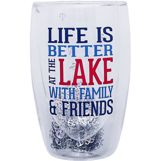 At the Lake 14 oz Double-Walled Glass