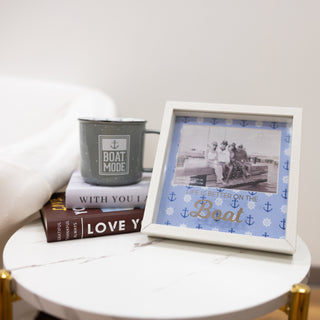 Boat 7.5" Shadow Box Frame (Holds 6" x 4" Photo)
