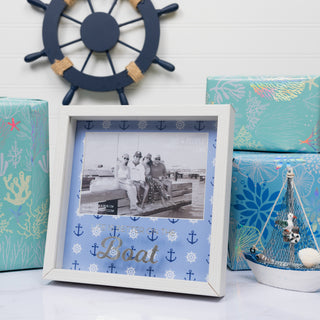 Boat 7.5" Shadow Box Frame (Holds 6" x 4" Photo)