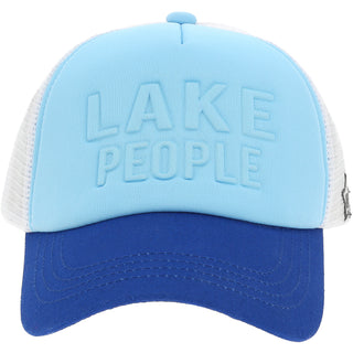 Lake People Adjustable Lake Blue Neoprene Mesh Hat