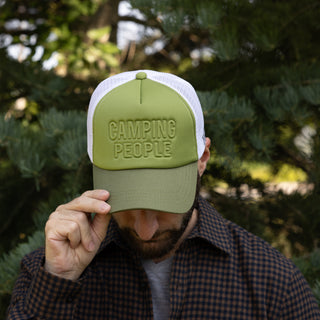 Camping People Adjustable Moss Green Neoprene Mesh Hat