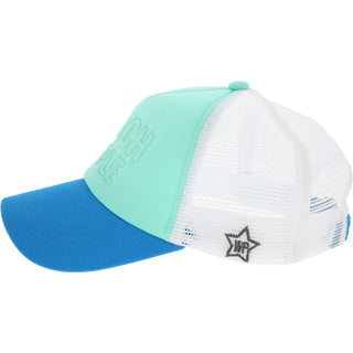 Beach People Adjustable Light Blue Neoprene Mesh Hat