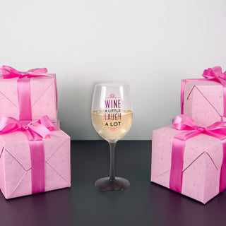 Wine A Little 12 oz Wine Glass Tealight Holder