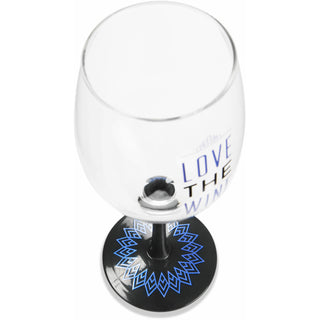 Love Wine 12 oz Wine Glass Tealight Holder