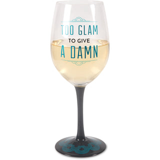 Too Glam 12 oz Wine Glass Tealight Holder