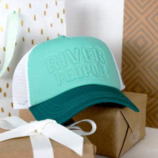 River People Adjustable Turquoise Neoprene Mesh Hat